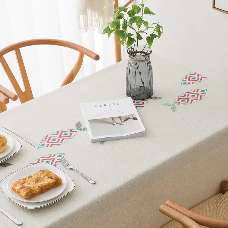 Simanfei ПВХ скатерть водостойкая обеденная декоративная масляная салфетка