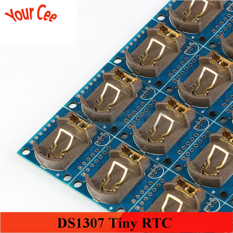 DS1307 часы крошечные RTC I2C модули 24C32 модуль памяти без батареи |