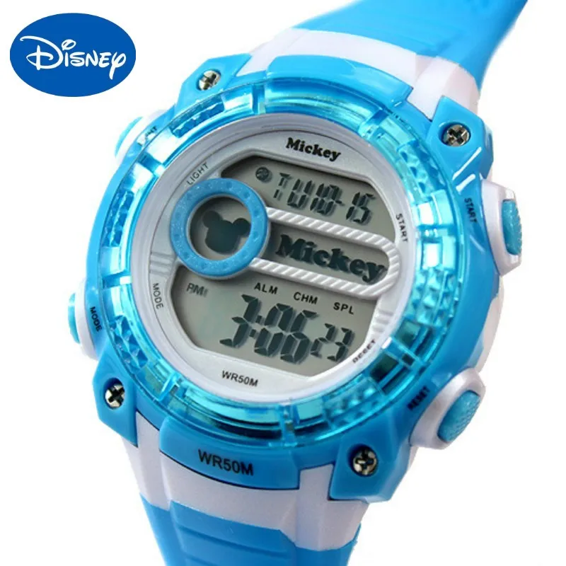 

Original Disney Children's Watch Waterproof Led Boy's Mickey Wear-resistant Electronic Watch 3 Years Old And Over Birthday Gift