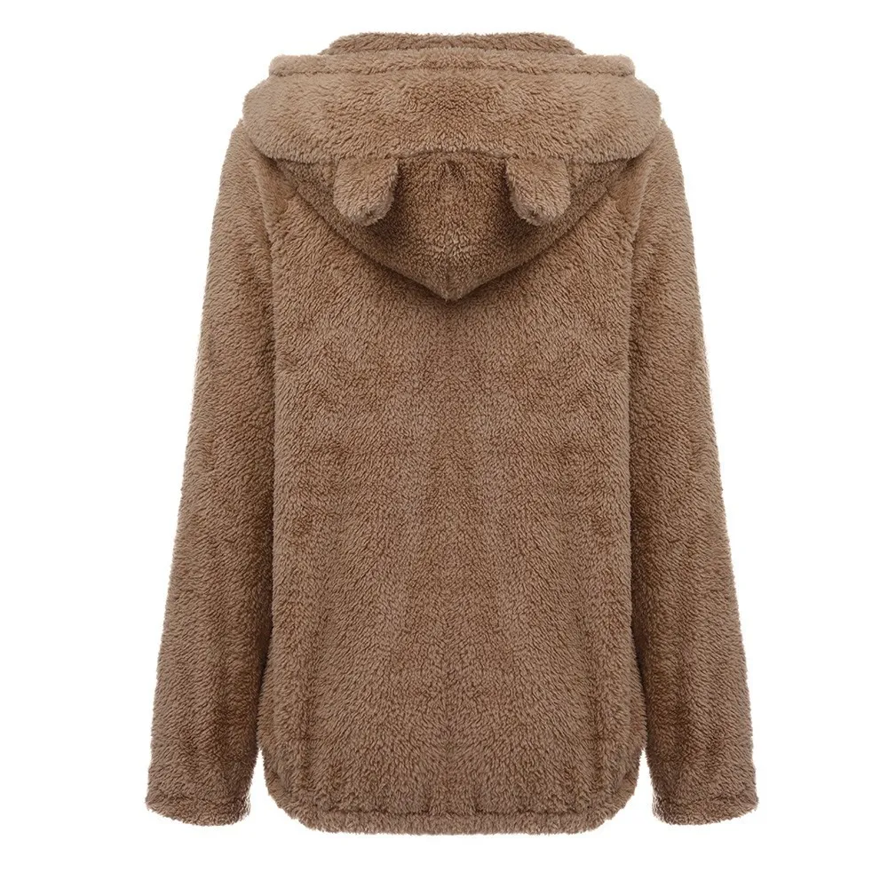 Женская толстовка с длинным рукавом толстовки капюшоном однотонный пуловер