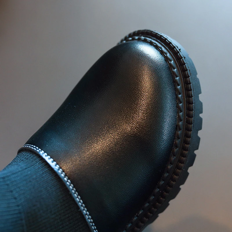 Детская обувь для девочек ботинки в байкерском стиле Dr Martens зимняя детей детские