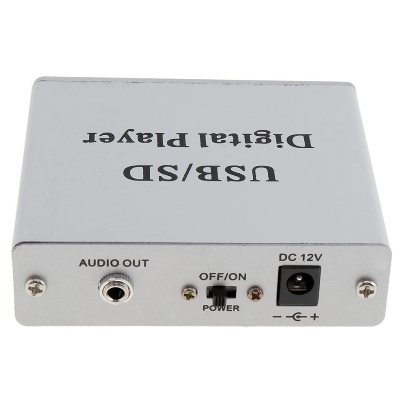 Dc 12V цифровые часы Авто Мощность усилитель Mp3 o-Плеер ридер 3-электронная кнопочная