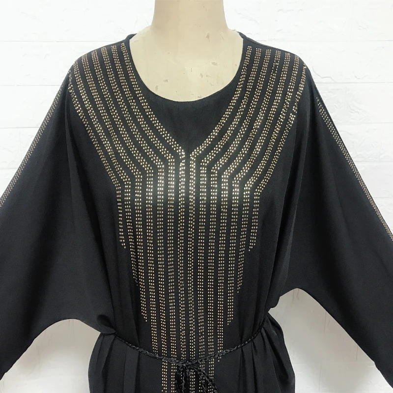 

New F853 diamond-encrusted, ironed and diamond-encrusted robes from Dubai, Africa, cross-border hot women's dresses manufacturer
