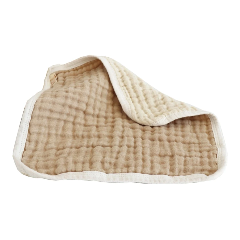 

23GD Cotton Square Muslin Baby Towels 6Layers Handkerchief Newborn Baby Nursing Towel