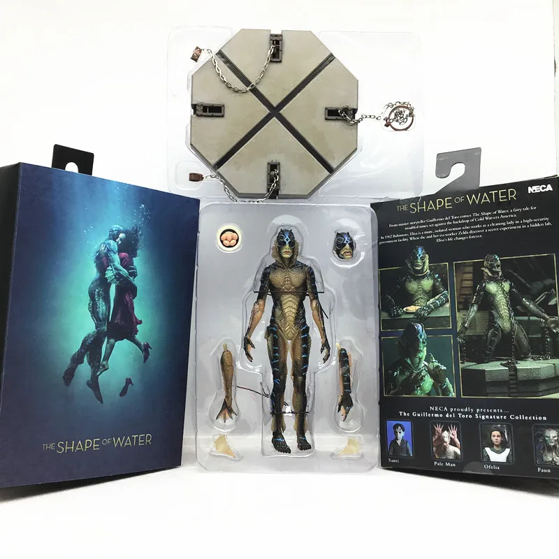 NECA Shape Of Water Proudiy 18 см представляет экшн модель Guillermo Dei Toro игрушечная кукла