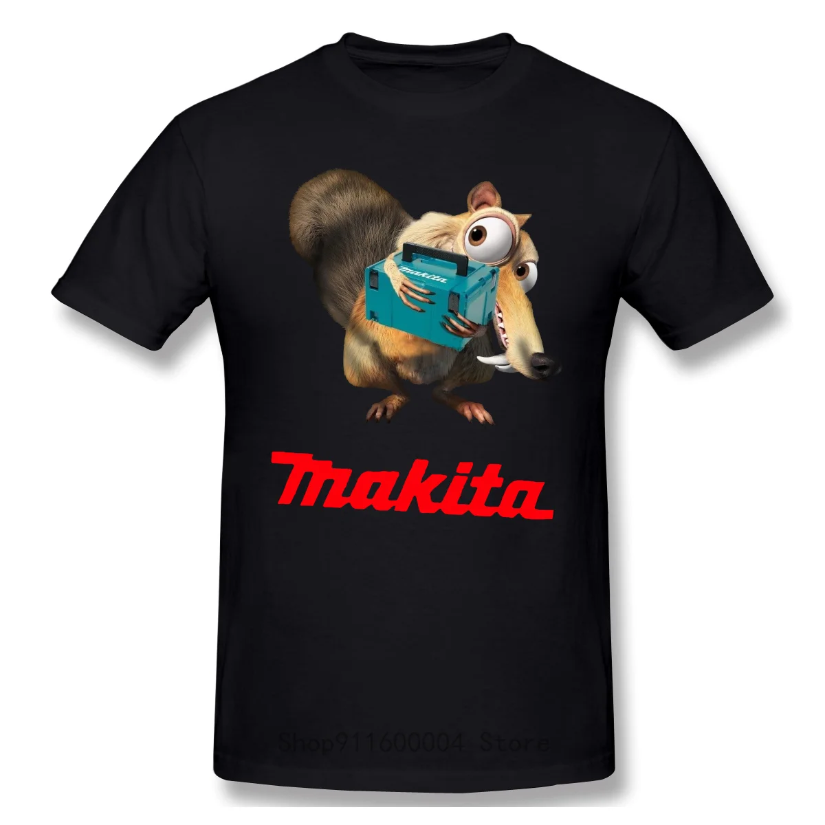Крутая и забавная Повседневная модная хлопковая Футболка MAKITA с коротким рукавом