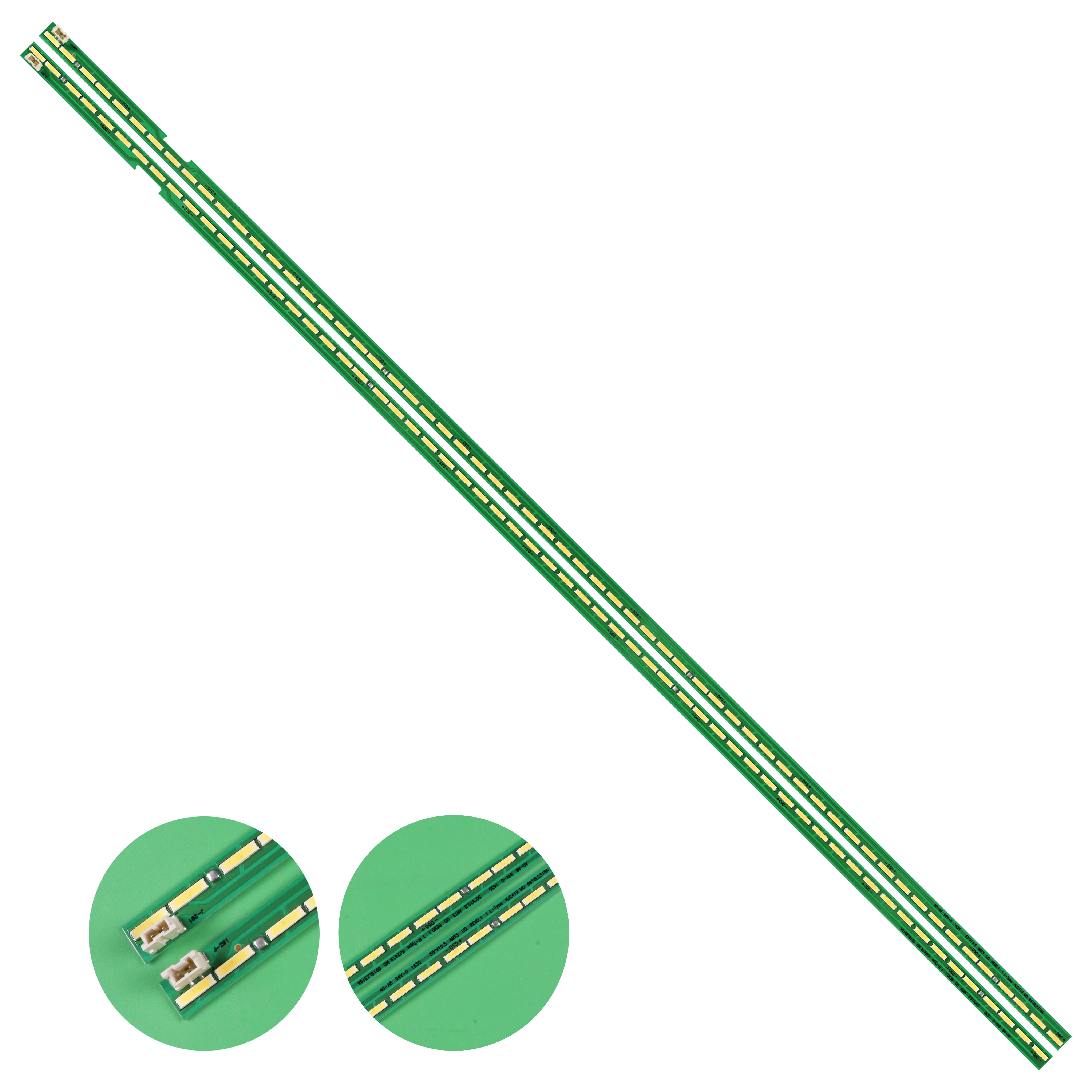 Новый комплект 2 шт. 60LED 602 мм Светодиодная подсветка полоса для LG 55UF6450 55UH6150 55UF6430