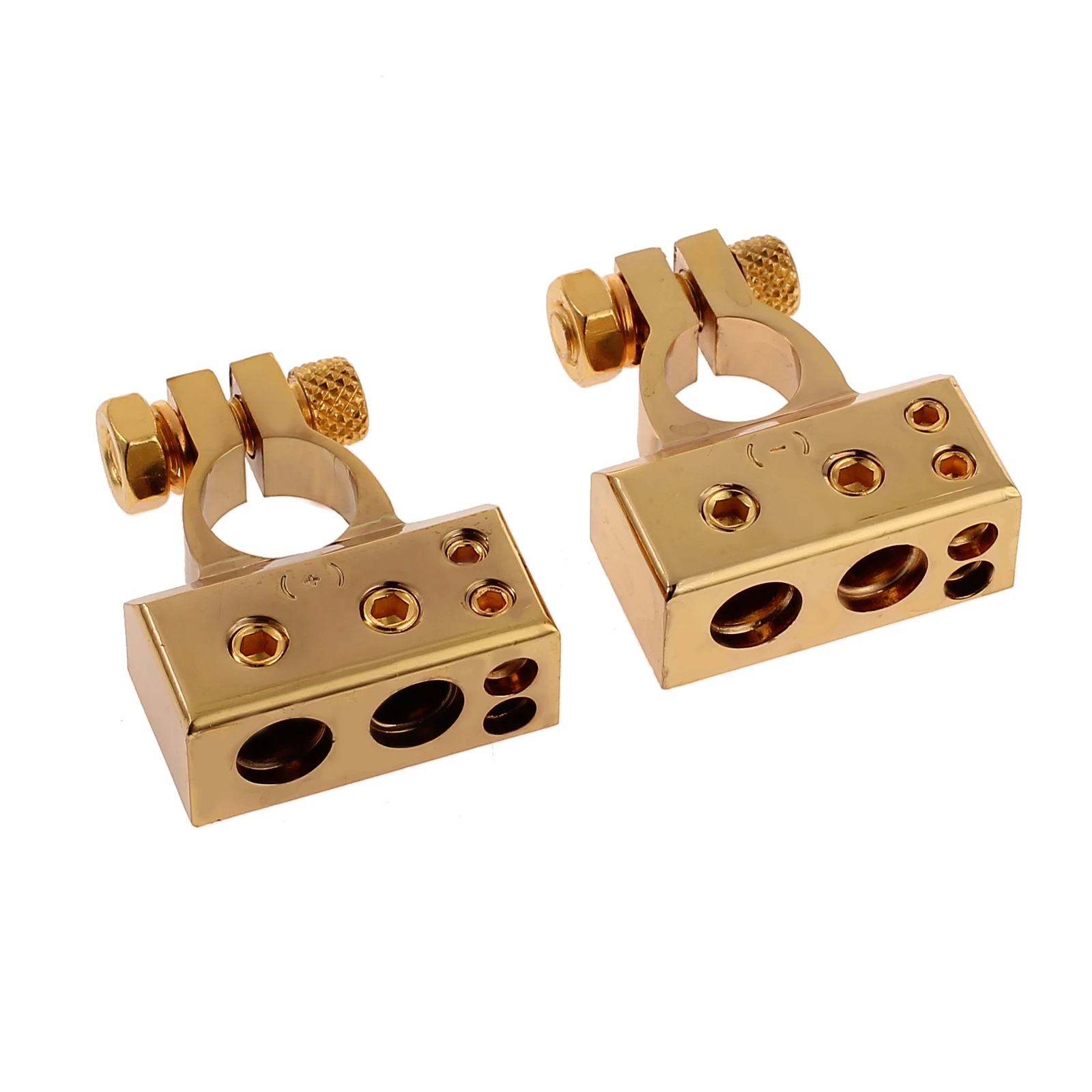 Позолоченный/Серебряный клемма для автомобильного аккумулятора AUTOUTLET