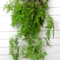 artificial green plants merlion pine fern leaves weddings celebration parties background walls vine wall hanging decoration