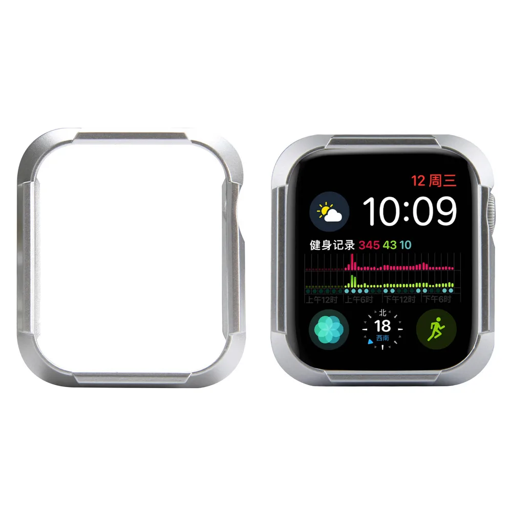 

Plastic Bumper Protective Cover for Apple Watch SE Series 6 5 4 Case 40mm 44mm PC Frame for iWatch Shell Accessories