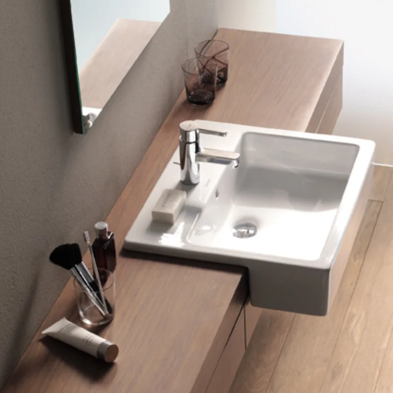 

Duravit Duravit Vero Semi-Embedded Inter-Platform Basin Square Wash Basin 031455