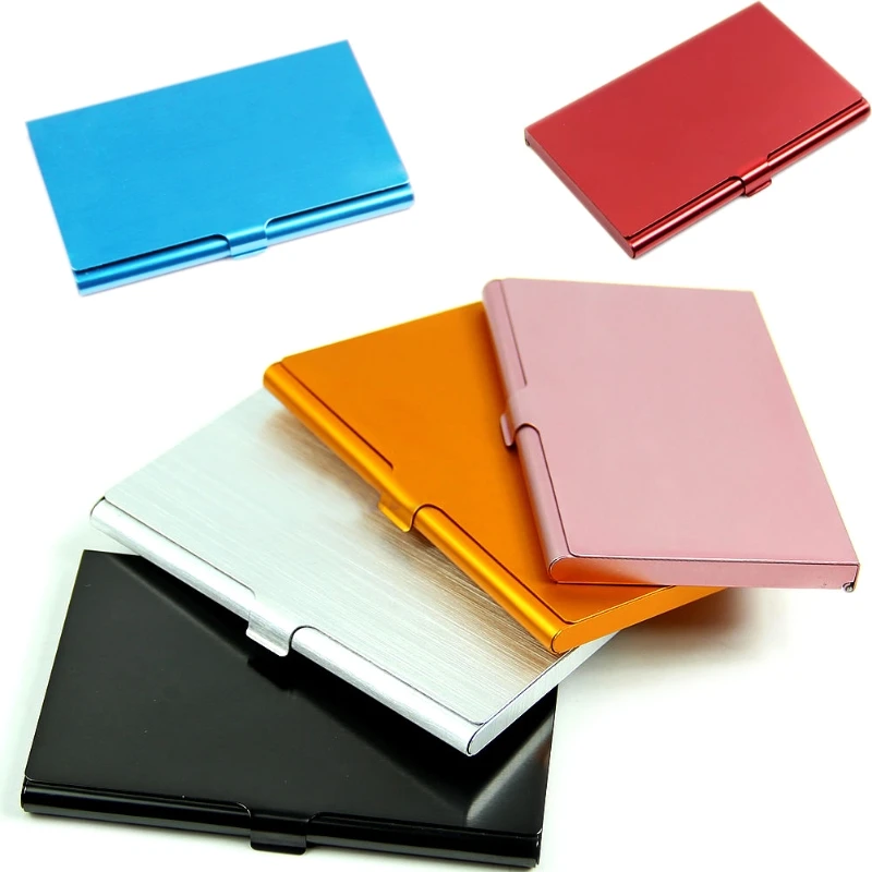 

Practical Pocket Business Name Credit ID Card Case Metal Box Holder Aluminum R9JA