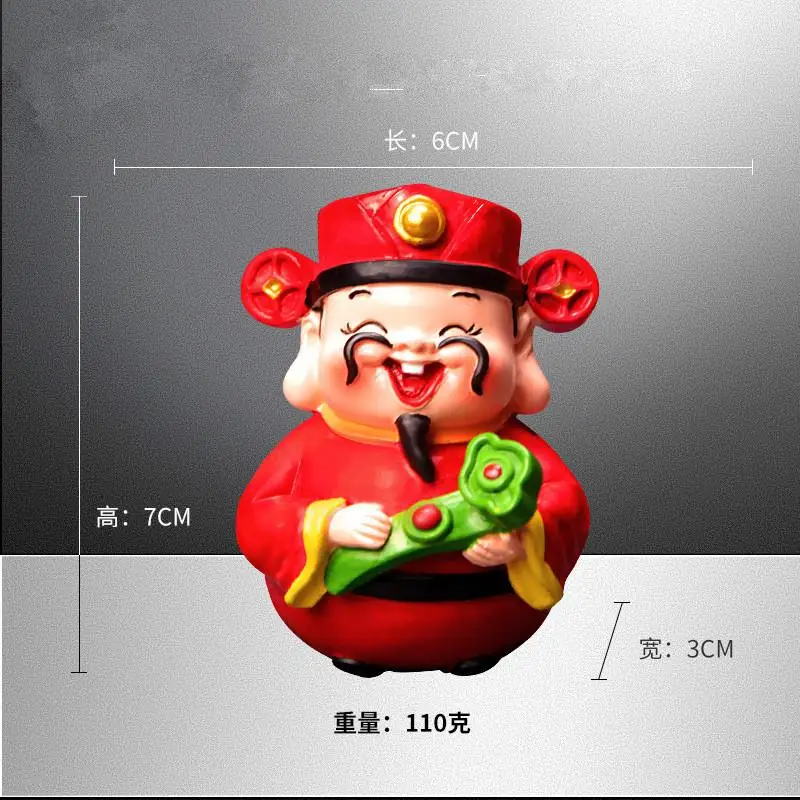 

Resin crafts gifts office feng shui ornaments resin Five Fortuna