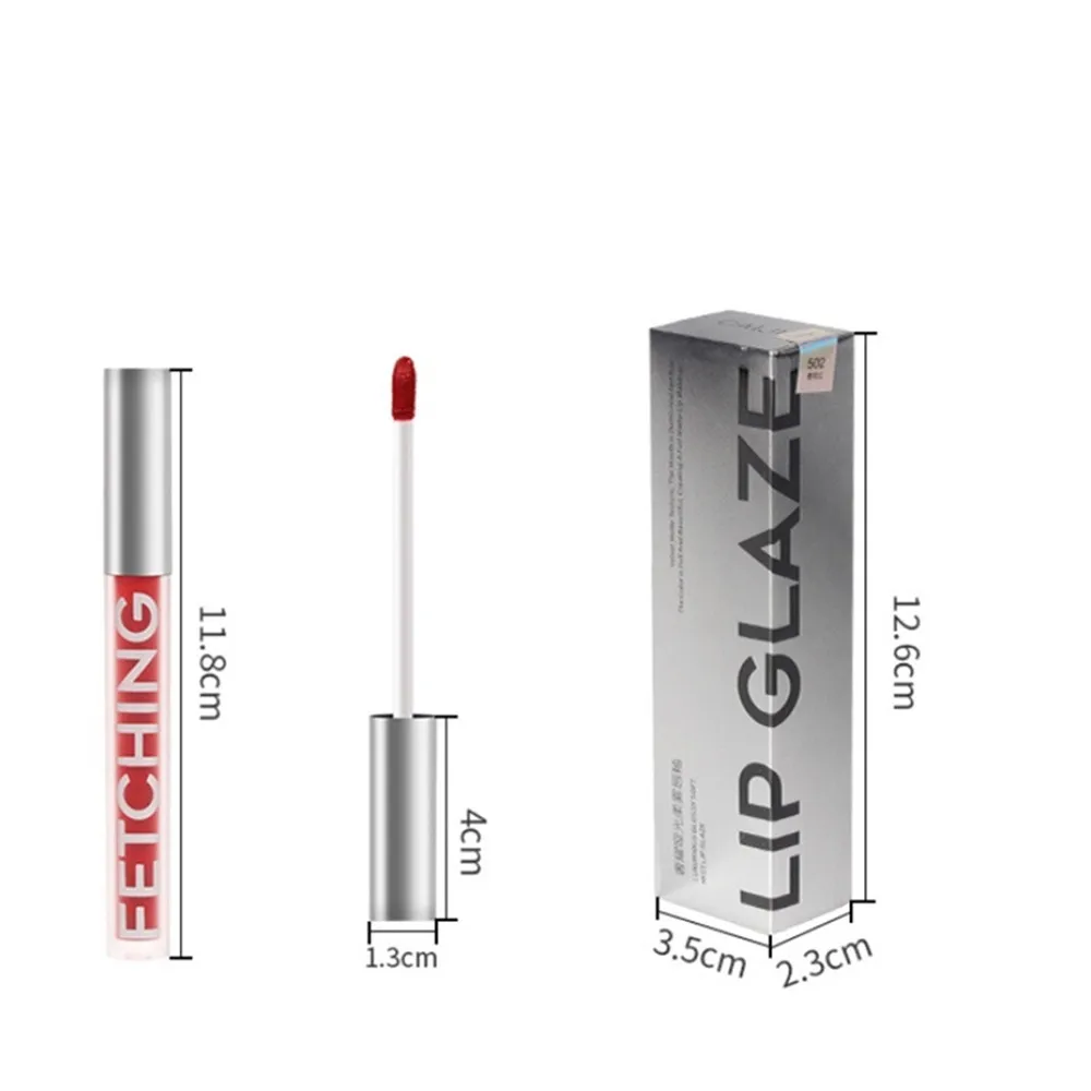6 Color Brand Make Up Waterproof Nude Lipstick Long Lasting Liquid Matte Pen Lip Gloss Cosmetics Lipgloss Makeup |