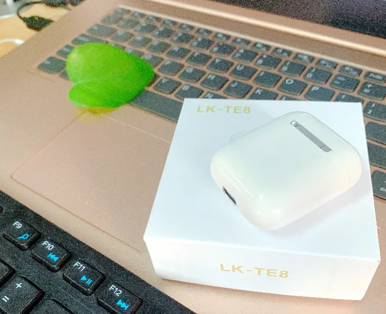 LK TE8 TWS сенсорные беспроводные гарнитуры Bluetooth умные наушники Беспроводная