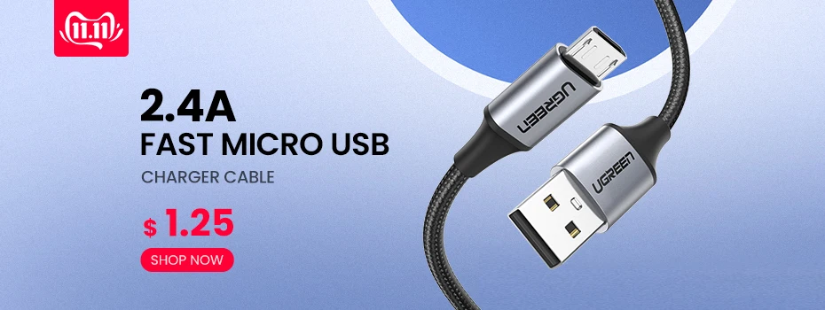 Ugreen Быстрая зарядка Micro USB кабель для Xiaomi Redmi Note 5 Pro 4 Andriod мобильный телефон зарядное устройство кабель для передачи данных для samsung S7 USB шнур