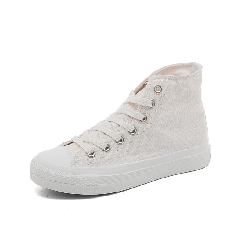 

Canvas Women's Shoes Spring New Flat Casual Color Women's Vulcanize Shoes Trend Comfortable Canvas Women's Sneakers Female