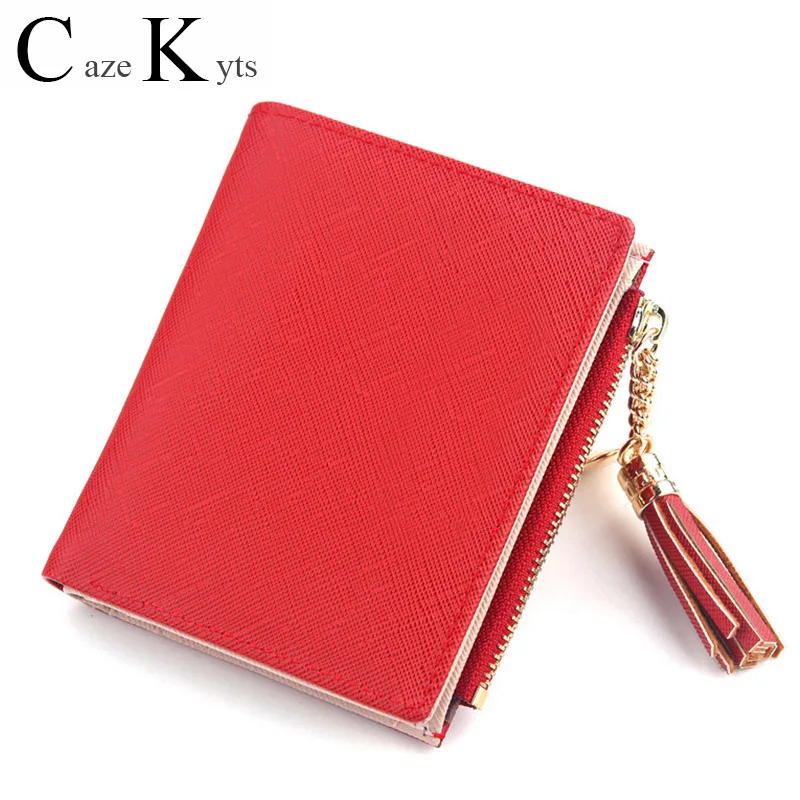 Новый Популярный Женский Повседневный простой модный кожаный бумажник милый