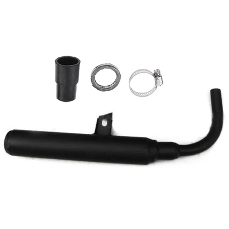 Металлический глушитель выхлопной трубы для мотоцикла Yamaha PW50 PW 50 (черный)|Боковые