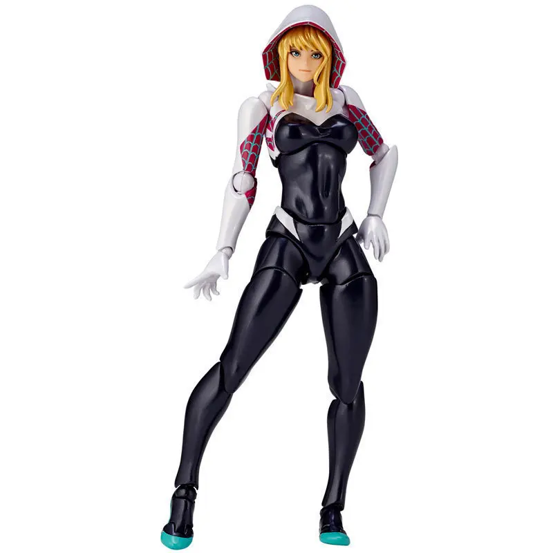 

Marvel Movie Character Spiderman Gwen Stacy Yamaguchi-style Wenger Female Spiderman Action Figure Children's Toys Collection