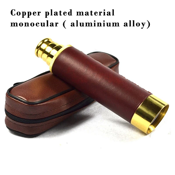 Aluminium alloy Мощный HD Vision 25x30 Телескопический Монокуляр астрономический Spyglass для кемпинга, наблюдения за луной, пиратский телескоп - Цвет: Aluminium alloy
