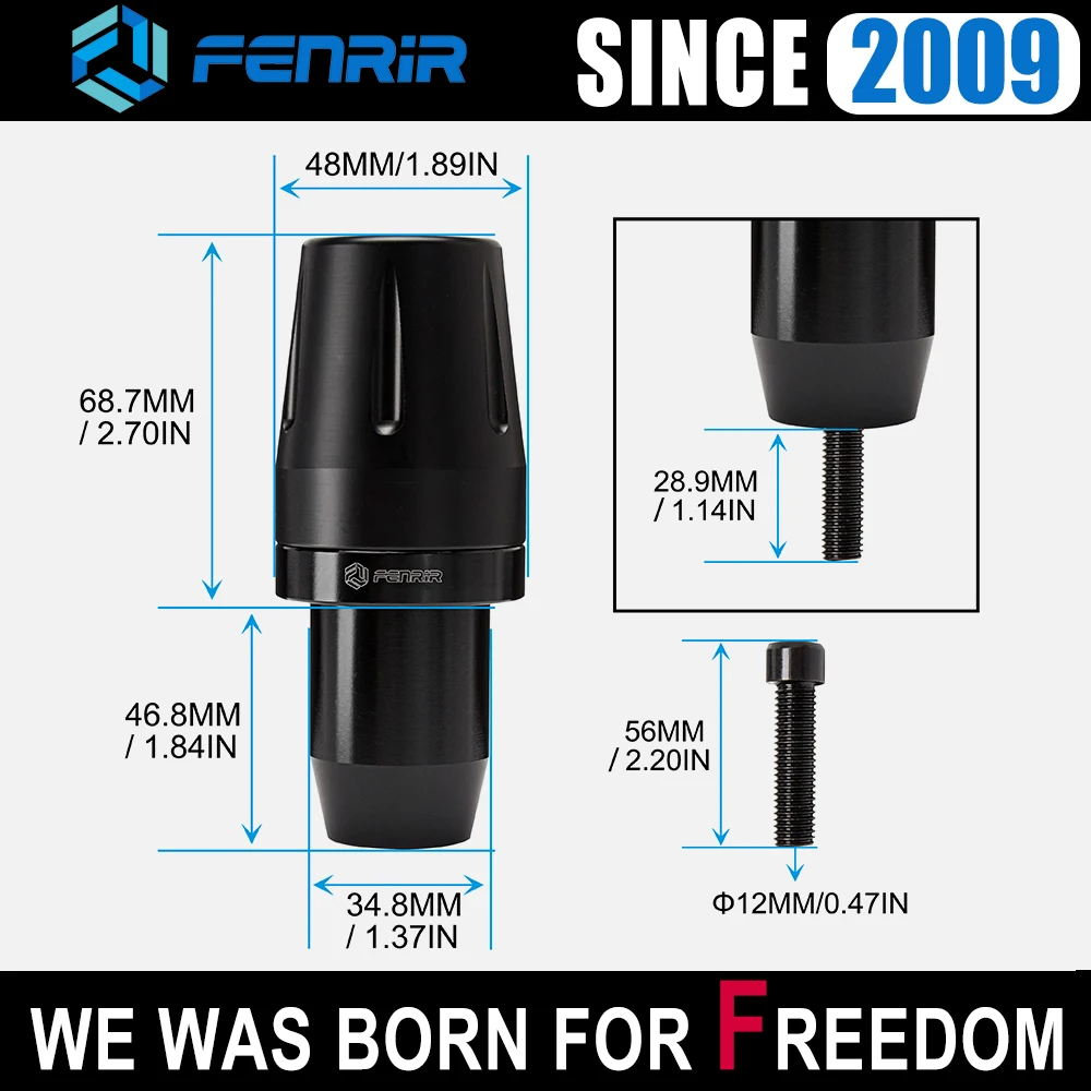 Слайдеры рамы мотоцикла защита от падения для HONDA YAMAHA SUZUKI KAWASAKI Ducati Hyosung BMW KTM Harley