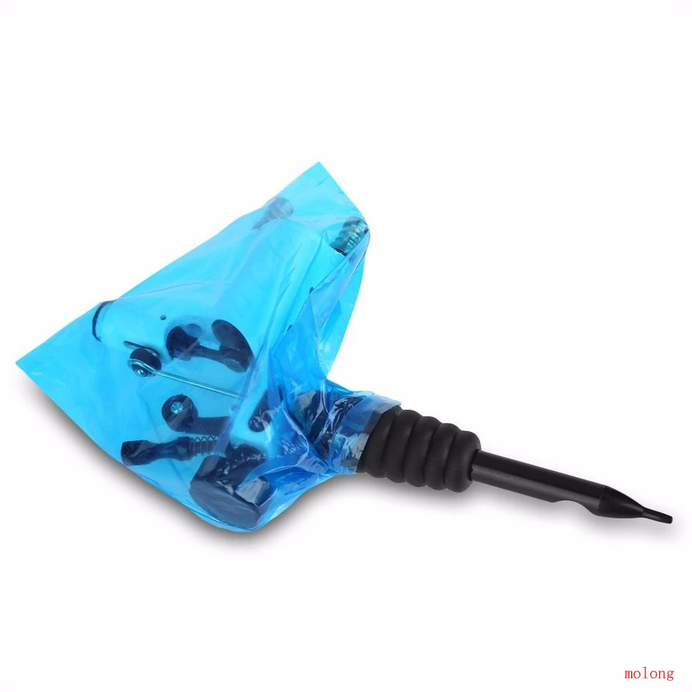 Одноразовый чехол для тату-машинки синего цвета 100 шт. |