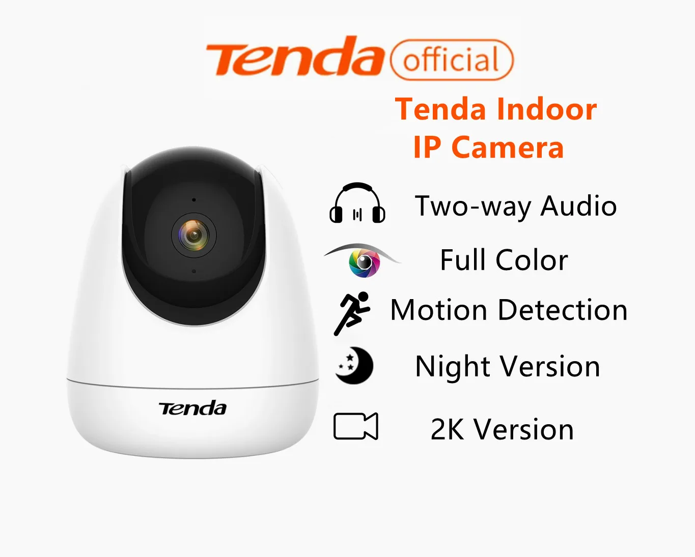 

Камера видеонаблюдения Tenda CP6, 2K, 360 °, ночное видение