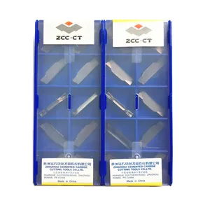 Токарный резец YBG302 ZTGD0404 MG ZTFD0303, карбидные вставки для токарного станка с ЧПУ, пазовочный инструмент для стали, 10 шт