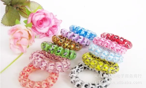 Эластичная резинка для волос 6 шт. ярких цветов