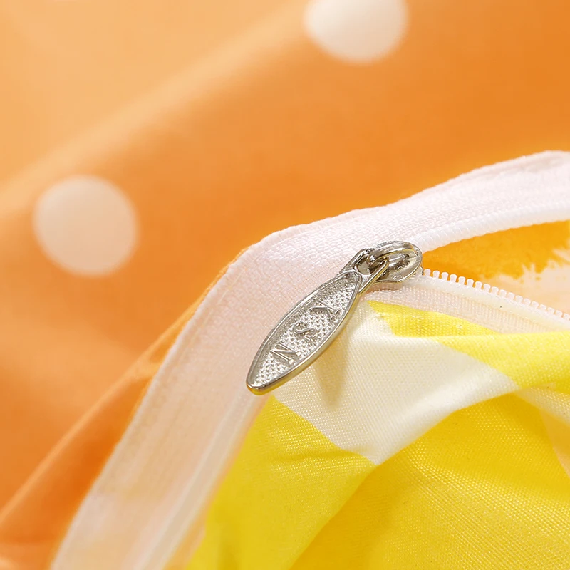 

Big Yellow Duck Print Bedding Set Cartoon Duvet Cover And Sheet With Pillowcase 3/4Piece Cute Home Textiles For Kids Teens