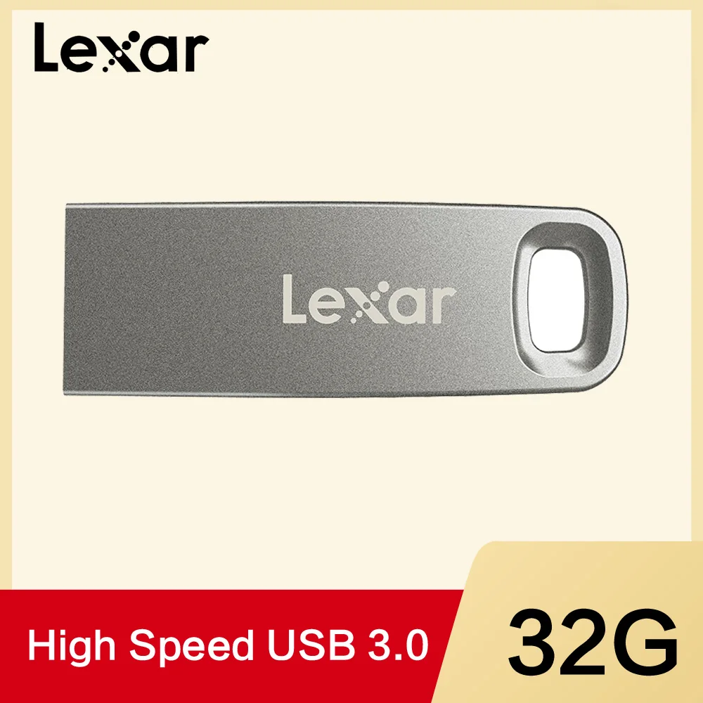 Lexar USB 3,0 M45 USB флэш-накопитель 32 Гб 64 Гб Высокое Скорость 100 МБ/с. металлический флешки USB флэш накопитель 128 ГБ USB флеш-накопитель