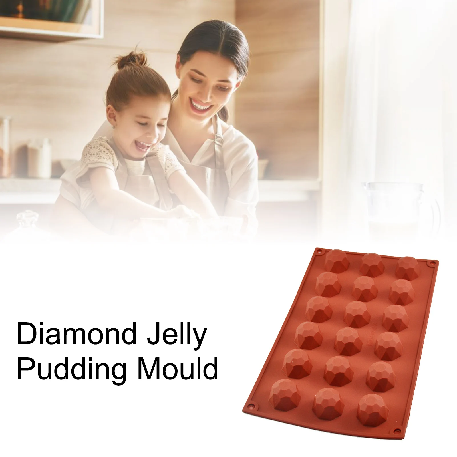 

Pudding Mould Unique 18-grid DIY Silicone Cake Maker Roller Rice Mold Sushi Mold Kitchen Dessert Tool Kitchen Gadget