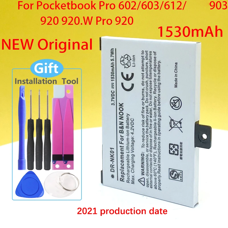 

Новый оригинальный аккумулятор для Pocketbook Pro 602, Pro 603, Pro 612, Pro 903, Pro 920, Pro 1530, Pro 920.W мАч