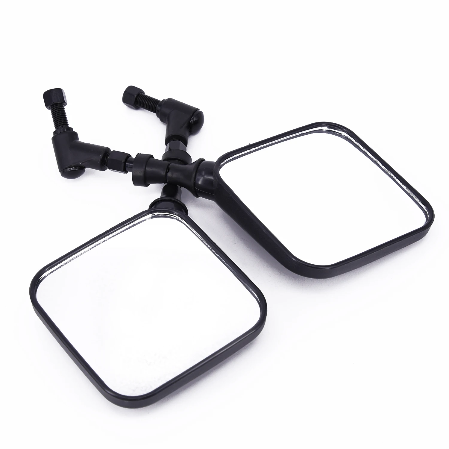 

Side Rear View Mirrors Black Backup For Suzuki DR 200 250 DR350 DRZ 400 650 DR650 One Pair Portable