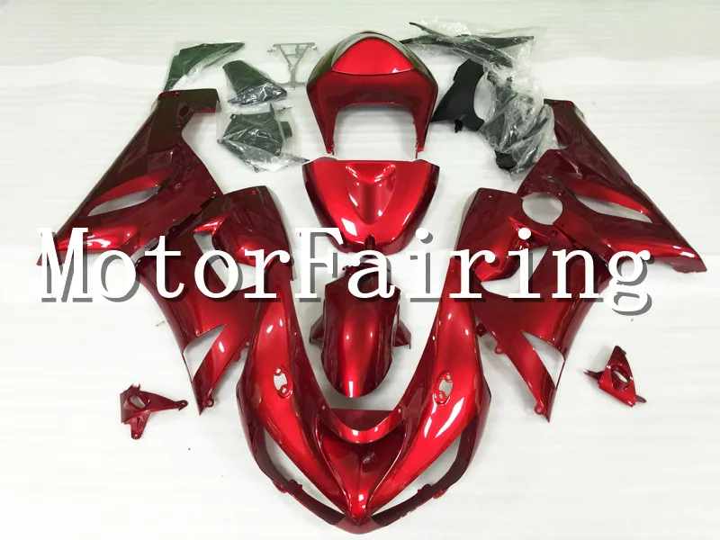 

Набор обтекателей кузова мотоцикла Fit For Ninja ZX6R 2005 2006 ZX-6R ABS пластиковый Инжекционный молдинг Moto Hull Z605A663