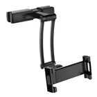 Новинка-планшеты, автомобильный держатель, подставка, автомобильная задняя подушка для iPad 4,7-12,9 дюймов Универсальный 360 Вращение кронштейн задняя чехлы для сидений автомобиля из ткани, крепление