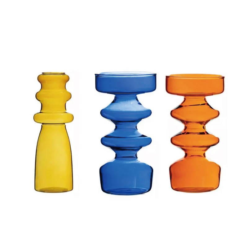 Красивые вазы ваза для цветов на свадьбу стеклянная Скандинавская настольная