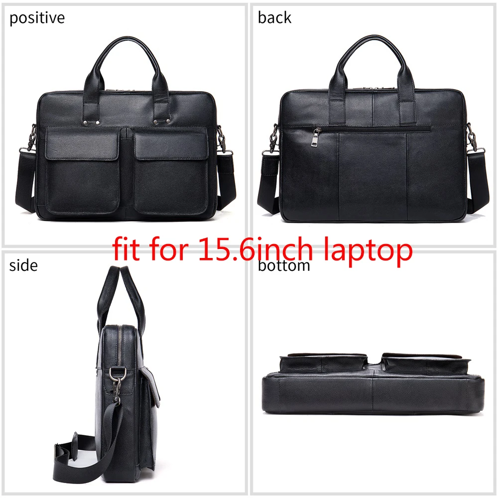 WESTAL Сумка для документов мужчин t a4 Мужская кожаная сумка 15 6 ноутбука
