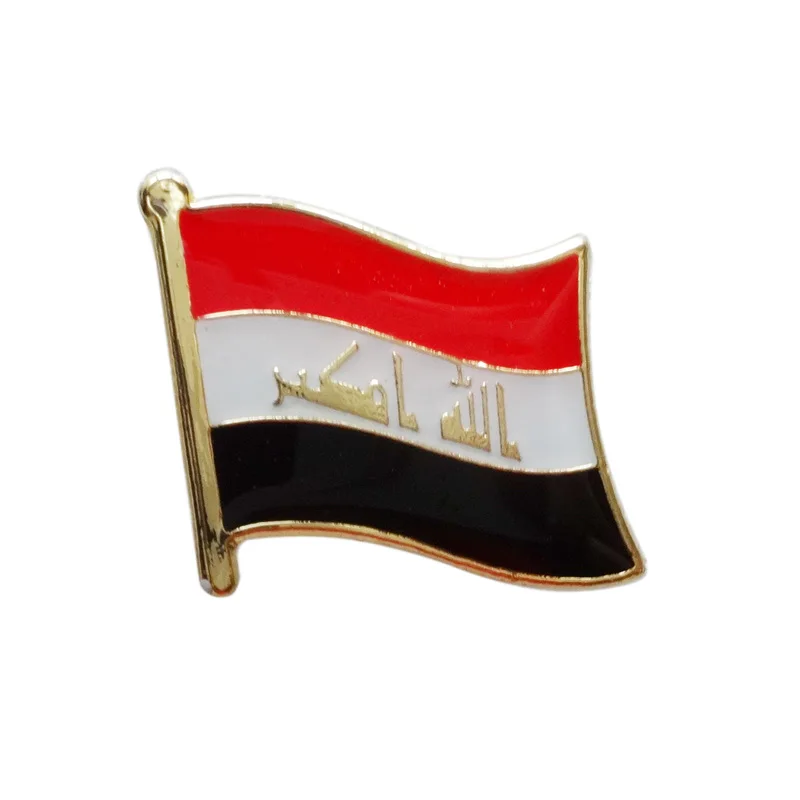 Значок на лацкан с флагом страны Ирак 300 + эмалированный значок брошь джинсы