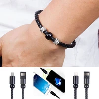 2021 usb charger data sync cable bracelet wrist band for androidtype ciphone for samsung huawei new fashion