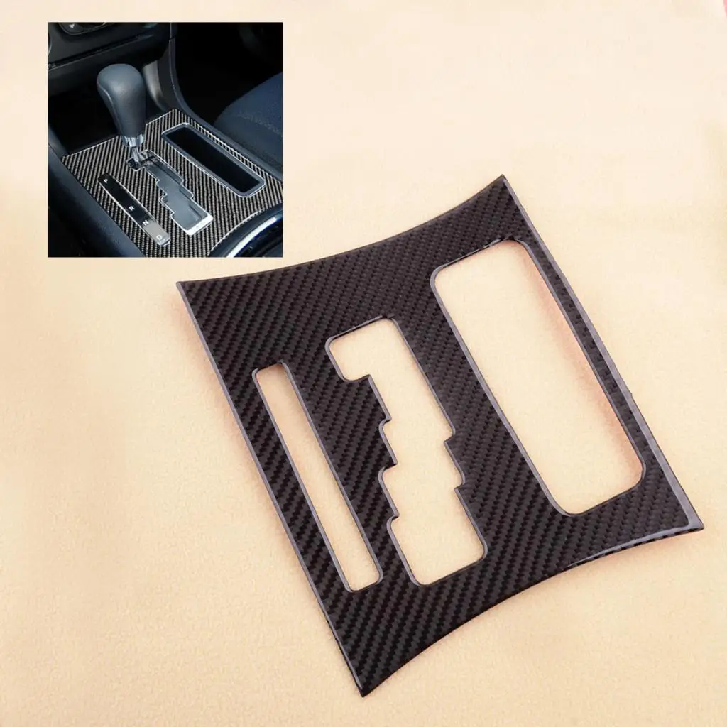 

Car Black Interior Gear Shift Panel Cover Trim Frame Carbon Fiber Decoration Fit For Dodge Charger AT 2011 2012 2013 2014 LHD