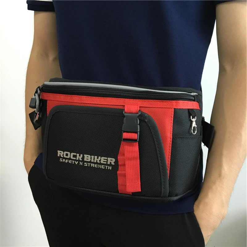 Водонепроницаемая поясная сумка ROCK BIKER из ткани Оксфорд мотоциклетная