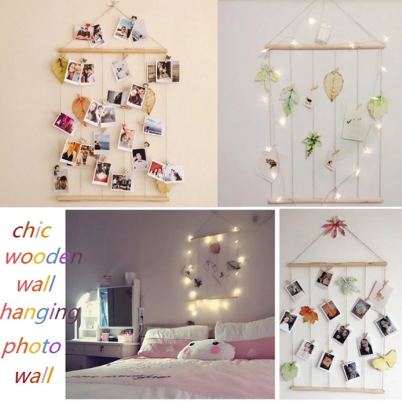 Хлопковая веревка с кисточками настенная подвесная рамка для картин деревянная