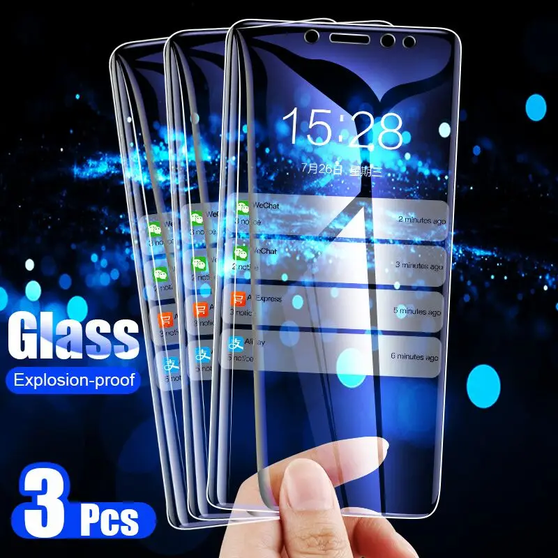 ZNP 3 шт. с уровнем твердости 9H закаленное Стекло для samsung Galaxy A60 A50 A40 A30 A20 Экран протектор для samsung M10 M20 M30 A90 A70 A20E Стекло