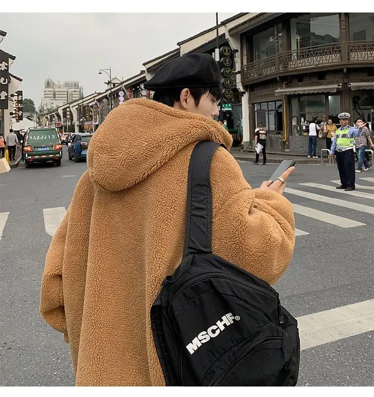 Мужская толстовка из овечьей шерсти с бархатной подкладкой | одежда