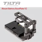 Опорная пластина для аккумулятора с позолоченным креплением V2 для BMPCC 4K 6K PRO GH5 A7 A9 S1H Z CAM Fuji XT3 FX3 FX6 C70, держатель для камеры TA-BSP2-AB-G