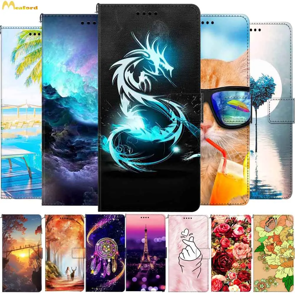 

Leather Cases For Vivo V20 SE Luxury Wallet Flip Book Cover For Vivo V20 2021 V 20 Pro V2025 V2022 V2023 Phone Bags Cute Fundas