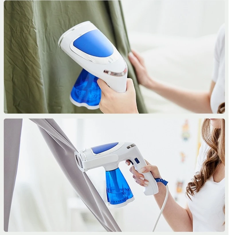 

Household mini wet and dry hand held iron 1600W portable clothes ironing machine 15 seconds fast clothes hanging ironing machine