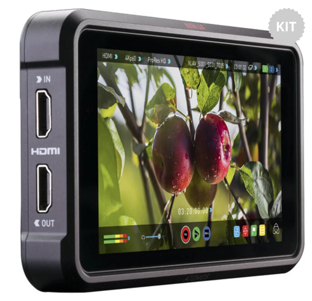 Atomos ниндзя V 5 &quot4K записывающий монитор с 500GB Angelbird AtomX SSDmini Kit|Мониторы| |